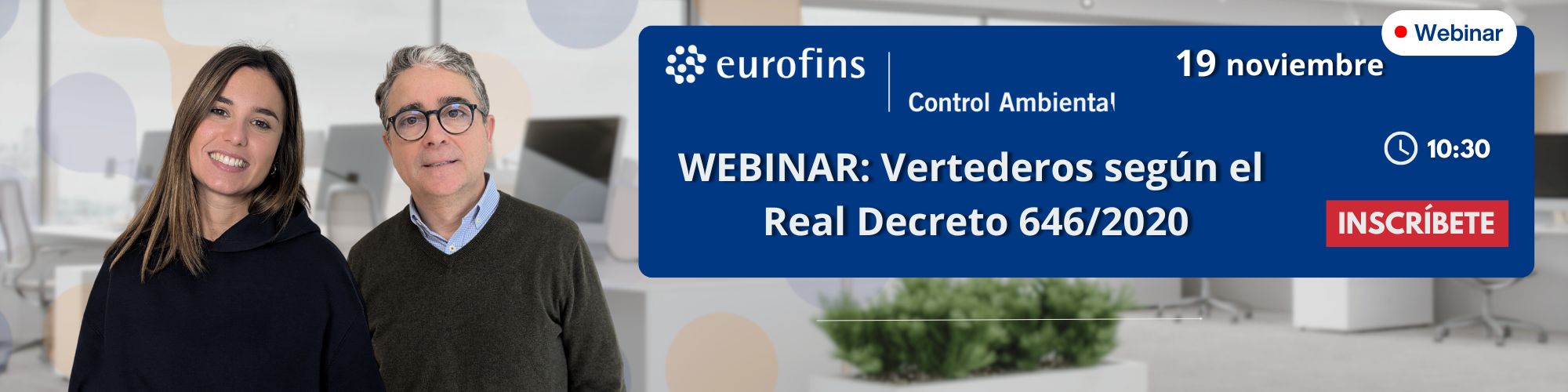 Webinar Vertederos según el Real Decreto 646/2020